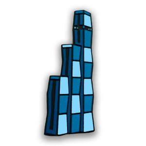 Saint Tower PVC Magnet Saint Tower PVC Magnet
