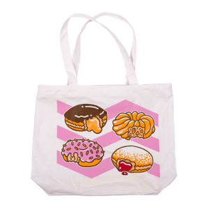 Donut Party Zipper Tote Bag Donut Party Zipper Tote Bag