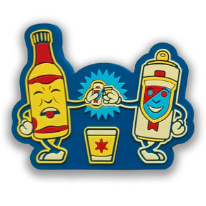 Chicago Handshake Mascot PVC Magnet Chicago Handshake Mascot PVC Magnet