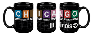 Chicago Station Signs Mug