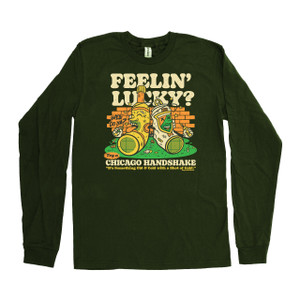 Feelin' Lucky Chicago Handshake Long Sleeve - Unisex