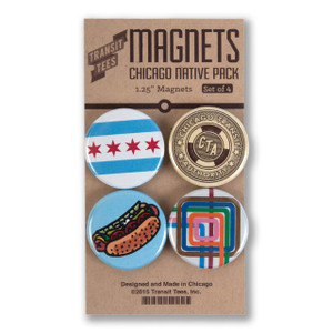 Chicago Native Round Magnet Pack Chicago Native Round Magnet Pack
