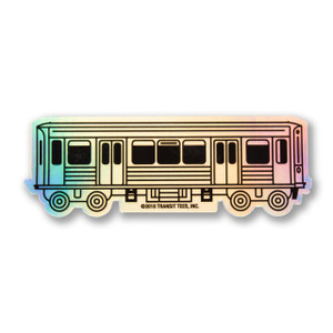 El Train Holographic Sticker El Train Holographic Sticker