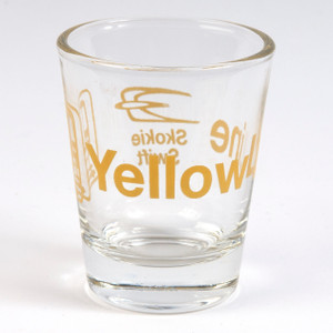 Yellow Line Shot Glass