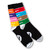 Train Line Dress Socks