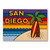 San Diego Beach Postcard