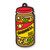 Giardiniera PVC keychain