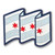 Waving Chicago Flag PVC Magnet