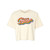 Chicago Rainbow Script Crop Top Tee