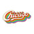 Chicago Rainbow Script Sticker Chicago Rainbow Script Sticker
