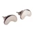 Chicago Mirror Bean Earrings