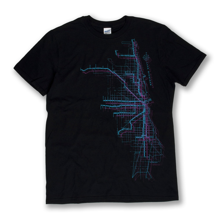 Chicago Metro Map Tee - Unisex