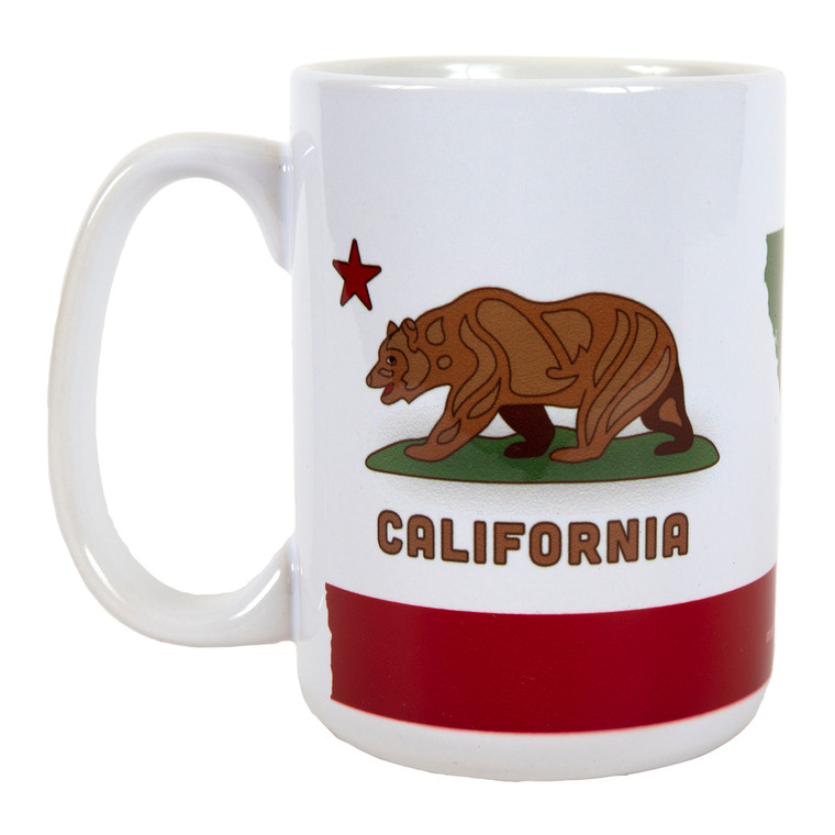 Cali Flag Bear Mug