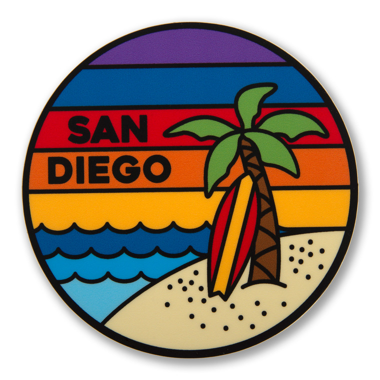 San Diego Beach Sticker