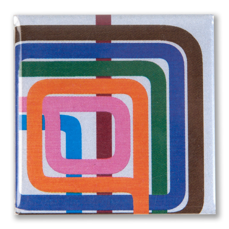 Loop Stripe Square Magnet