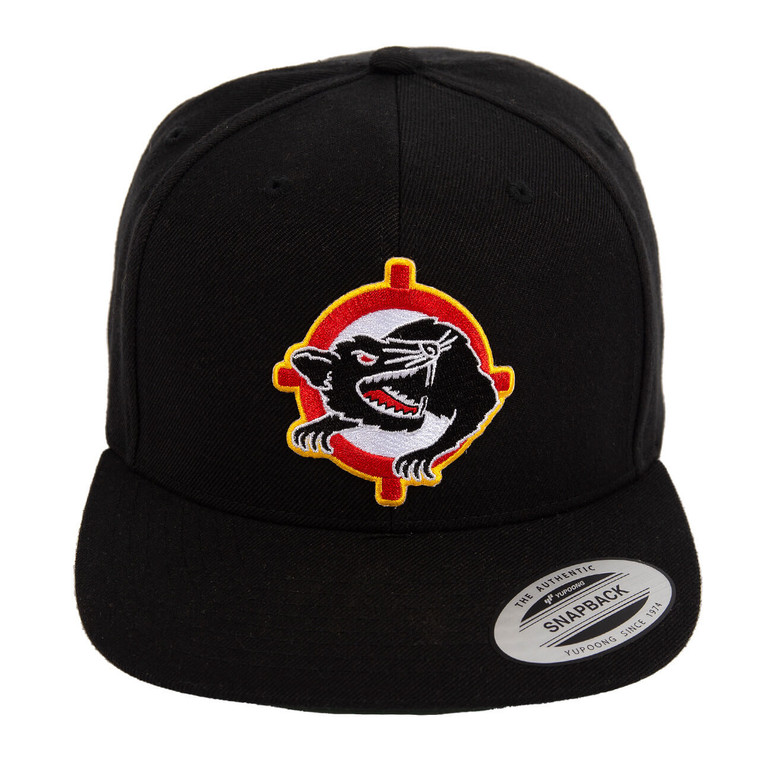 Target Rat Patch Snapback - Black