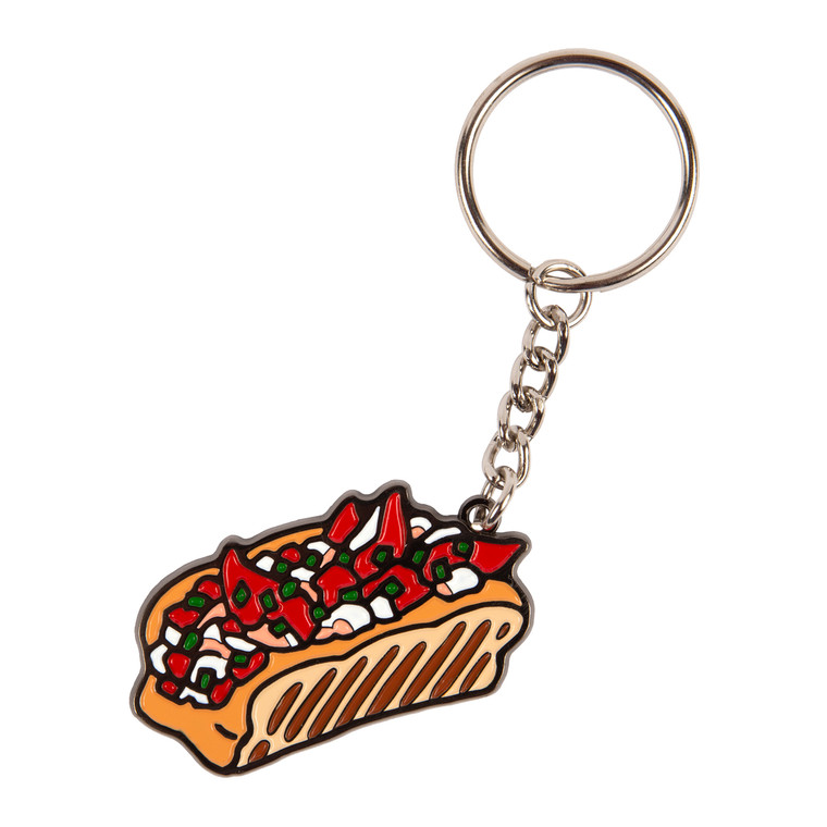 Lobster Roll Enamel Keychain