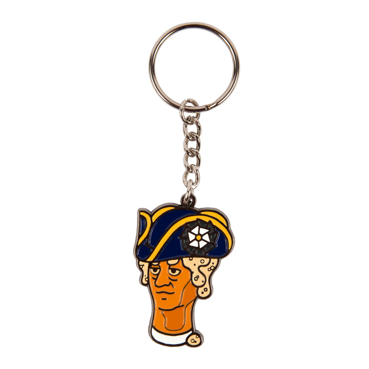 Sam Adams Beer Man Enamel Keychain