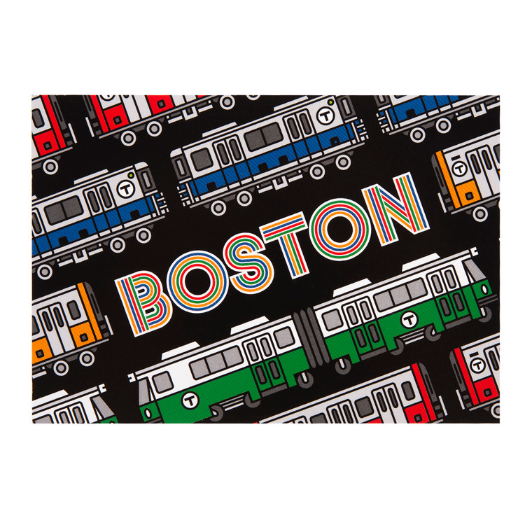 Boston Transit Postcard