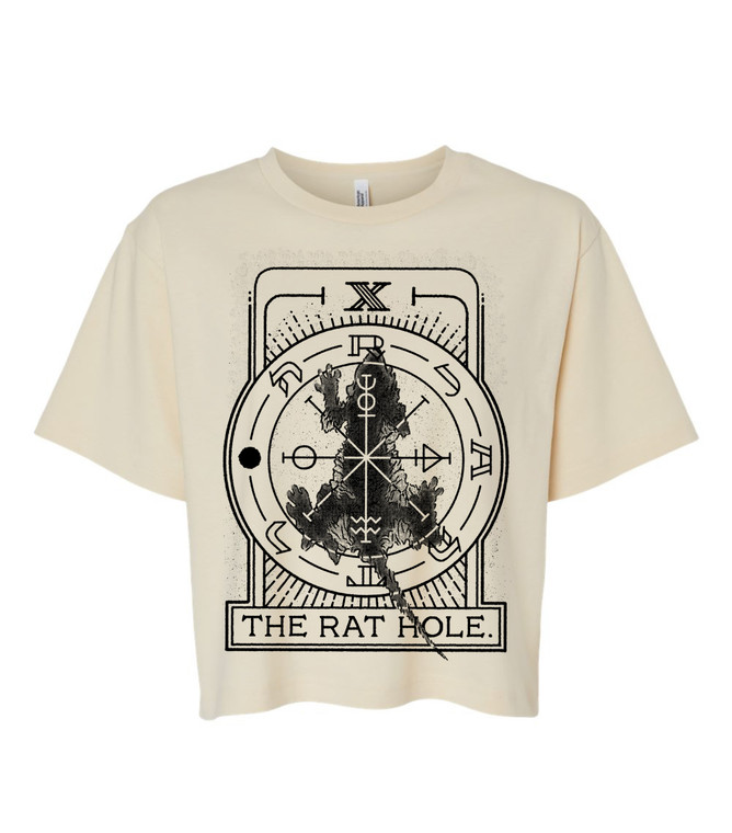 Rat Hole Tarot Crop Top Tee - Women's