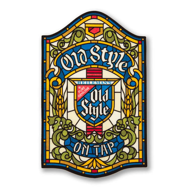 Old Style Stained Glass Sticker