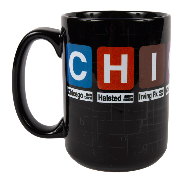 Chicago Station Signs Mug