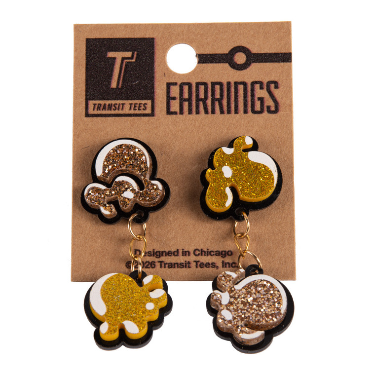 Chicago Popcorn Earrings