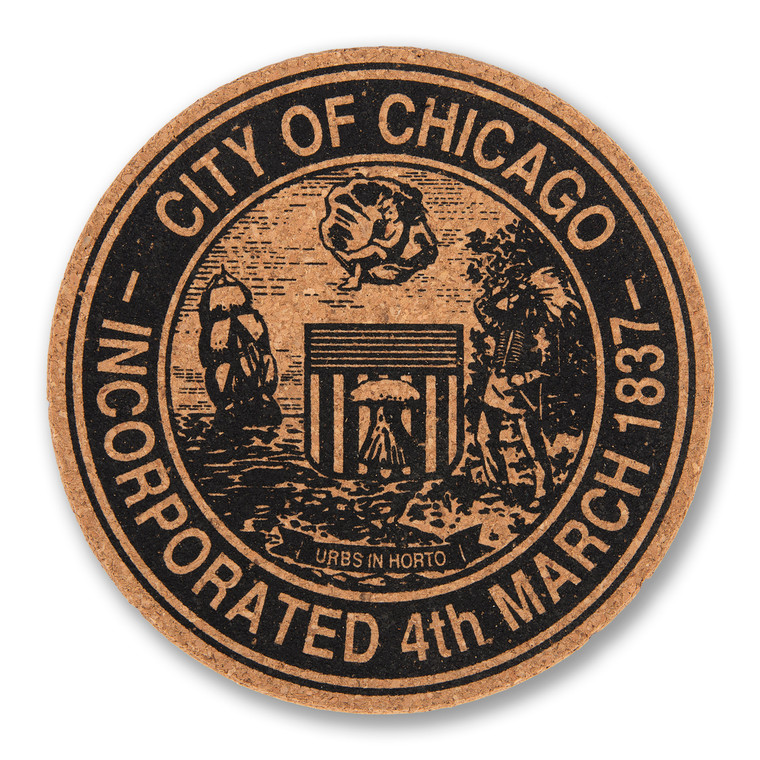 Chicago City Seal Coaster