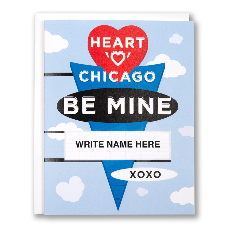 Heart of Chicago  - Greeting Card