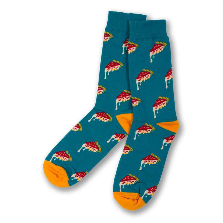 Chicago Deep Dish Pizza Socks