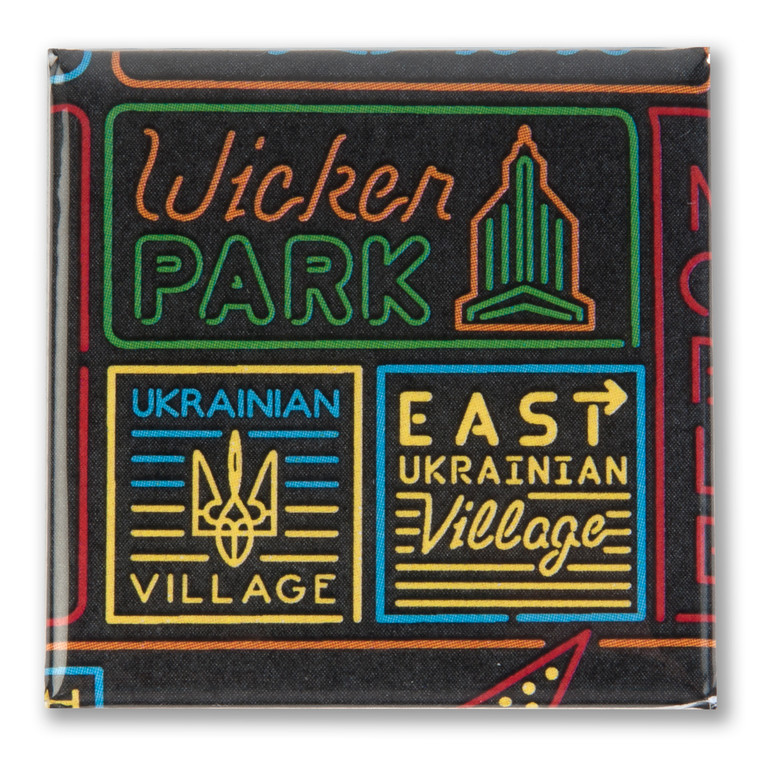 Wicker Park Neighborhood Magnet