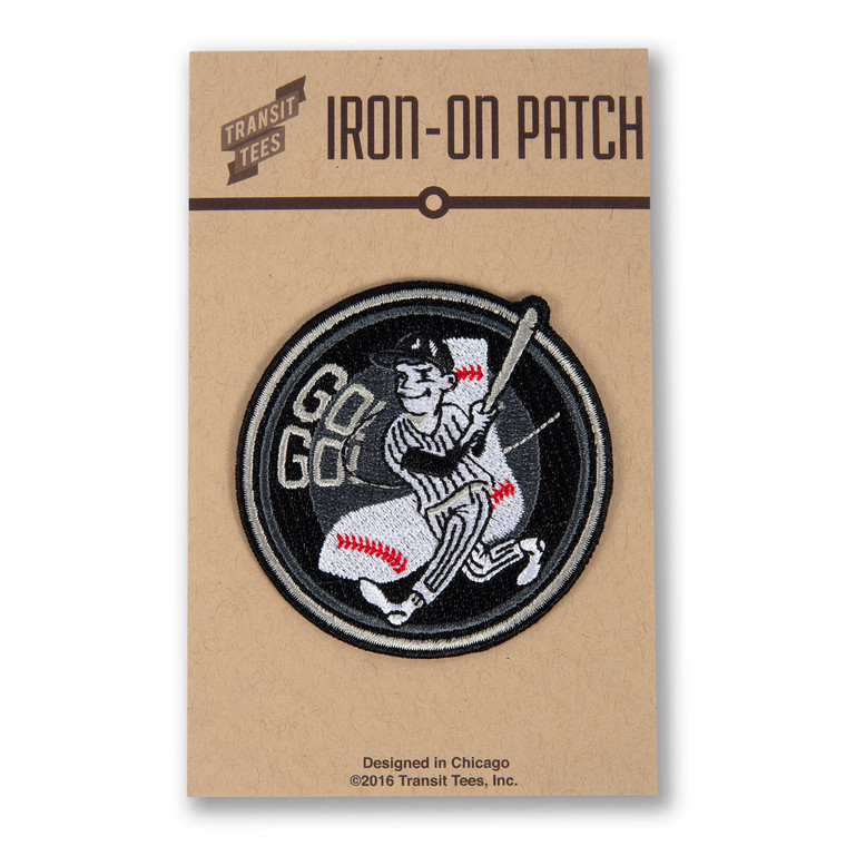 Go Go Baseball Iron On Patch