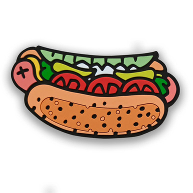 Chicago Style Hot Dog PVC Magnet