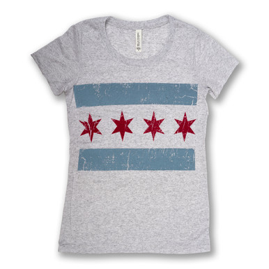 Official Chicago Diner T-Shirt: Chicago Flag, Organic – Chicago