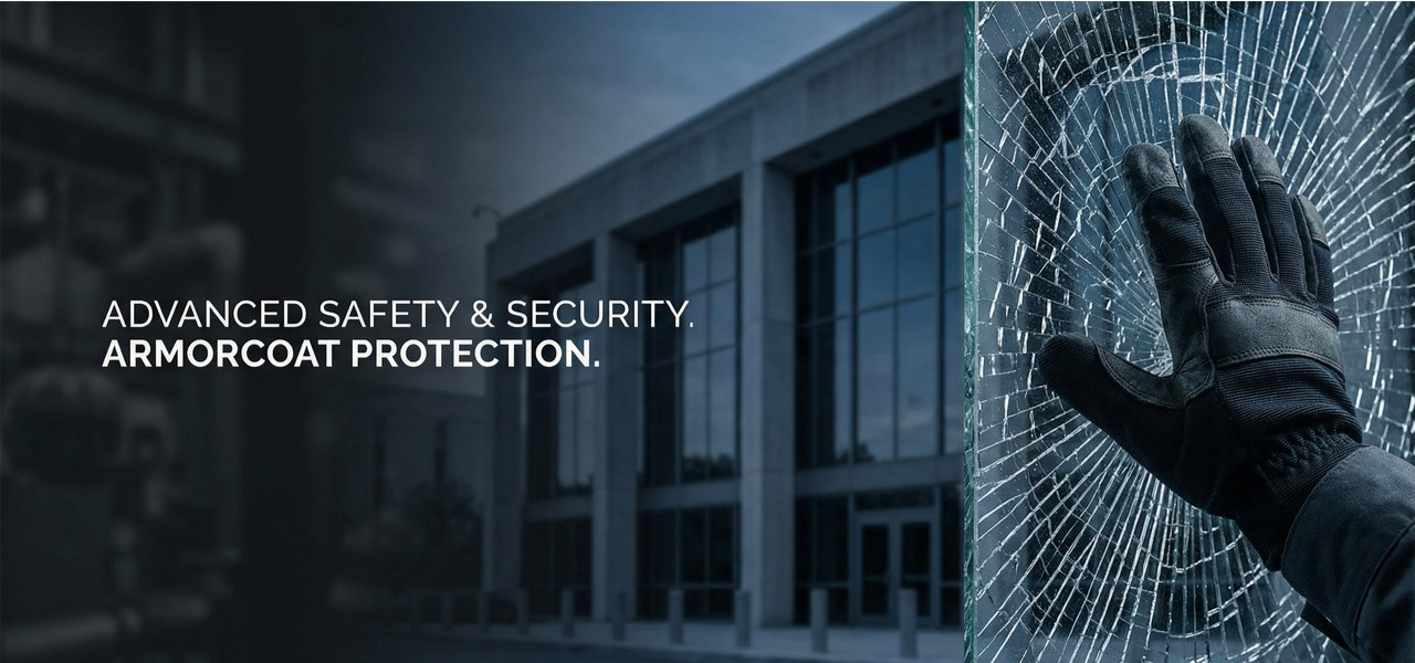Armorcoat Security Window Film Master Rolls - Safety and Force Entry Protection