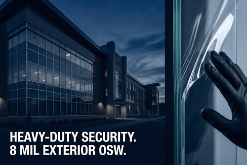 Solar Gard Sentinel Plus 8 Mil Clear Security Exterior OSW Window Film — 100 ft Roll
