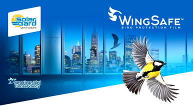 Solar Gard WingSafe™ Horizontal Bird Protection Film