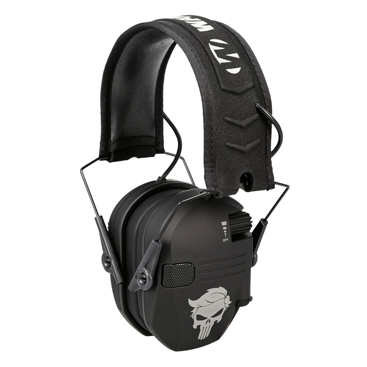Image of Razor Slim Trump 2024 Punisher Muffs - Black