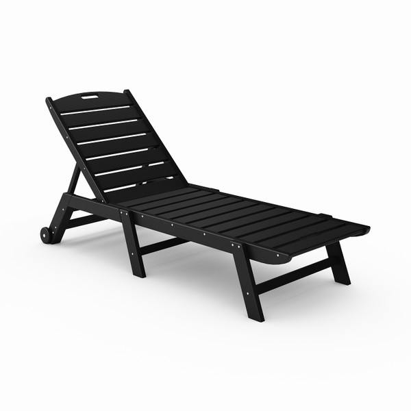 Flat Armless Chaise Lounge