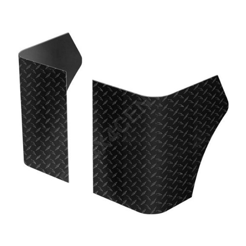 Powder Coated Black Steel Corner Guard 