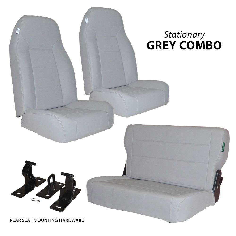 Seat Riser Left Black Powder coated Jeep CJ + Wrangler YJ year 76-95