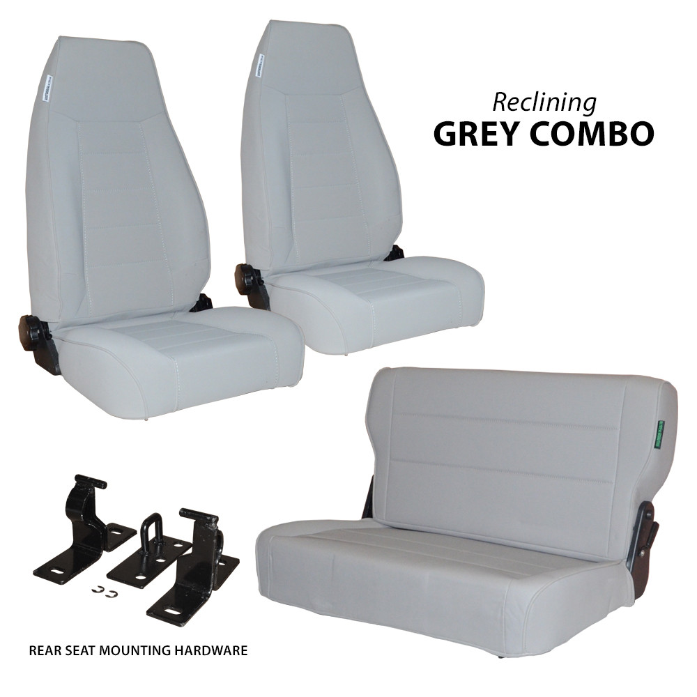 76-'95 CJ/YJ 2-Reclining Front Seats w/ Rear Fold & Tumble