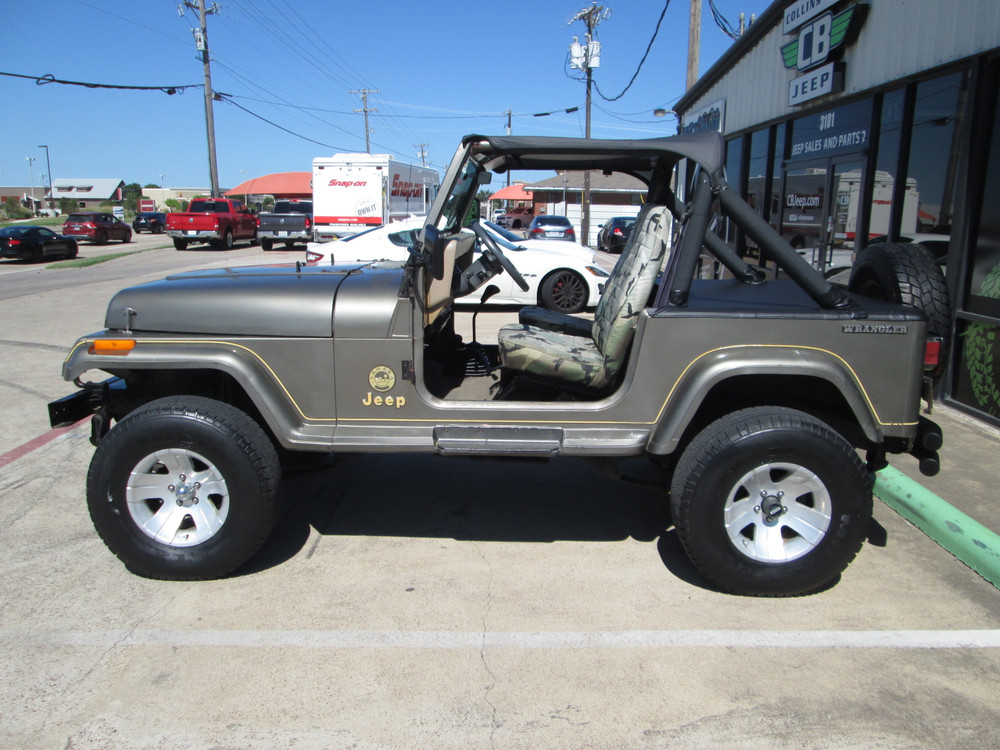 SOLD 1989 Jeep Wrangler YJ Sahara Edition Stock# 119682 - Collins Bros Jeep