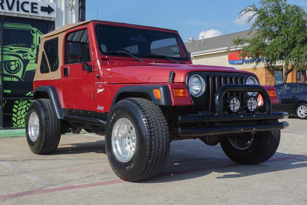 SOLD 1998 Jeep Wrangler Sport Chilipepper Stock# 784818 - Collins Bros Jeep