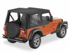 '97-'02 TJ Sailcloth Replace-a-Top w/upper door skins & clear windows