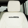 '07-Current White Leather Seat Covers