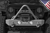 JK JL JT Stinger Front Recovery Bumper w/ Fog Light & D-Ring Mounts (Textured Black)