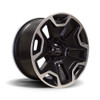 RUBI-9 MATTE BLACK 17X9" ALLOY WHEEL