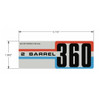 AMC 360 2-Barrel Air Cleaner Decal