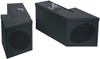 76-91 JEEP CJ YJ Rear Speaker & Storage Lockbox Set w/ Roll Bar Cutout